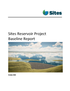 Sites Project Baseline Report cover image